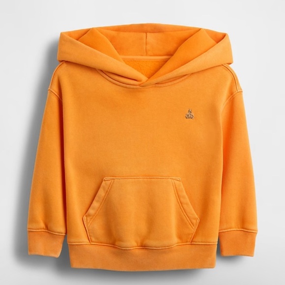 GAP Vibrant Orange Kids Hoodie - Picture 3 of 4
